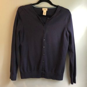 Navy cardigan